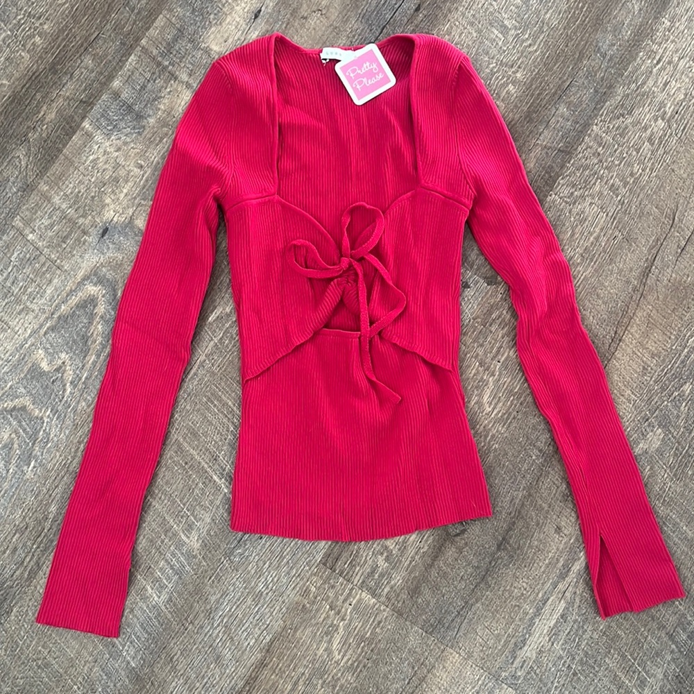 Magenta Lush Long Sleeve Top